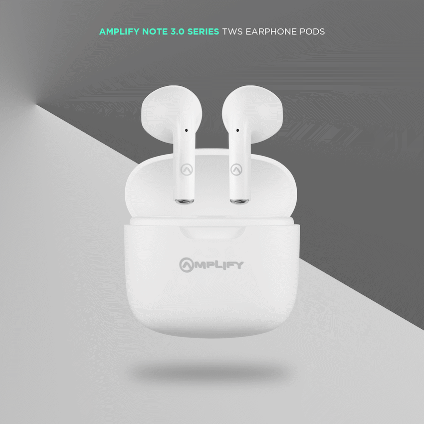 Amplify Note 3.0 Series TWS Earphones - White - Image 5