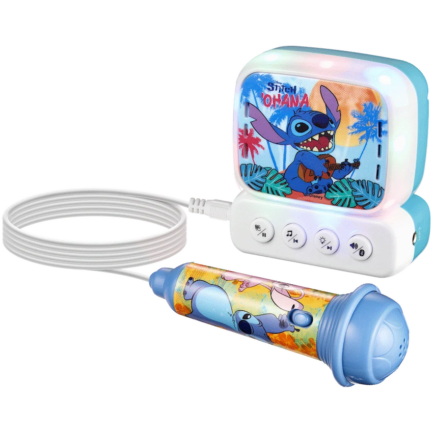 Disney Stitch Bluetooth Mini Karaoke Machine with Belt Hook