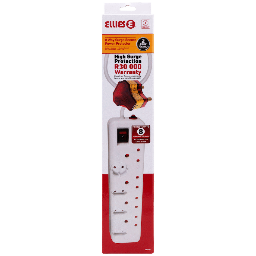 Ellies 8-Way High Surge Multiplug 0.5m - Image 3