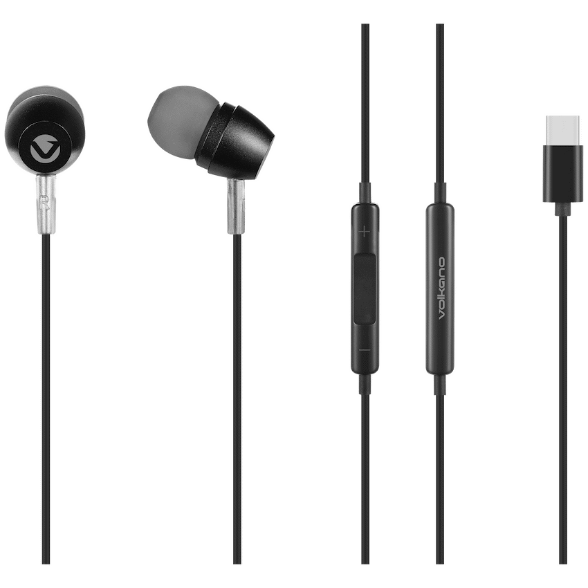 Volkano Prism 3 Series Type-C Earphone - Black