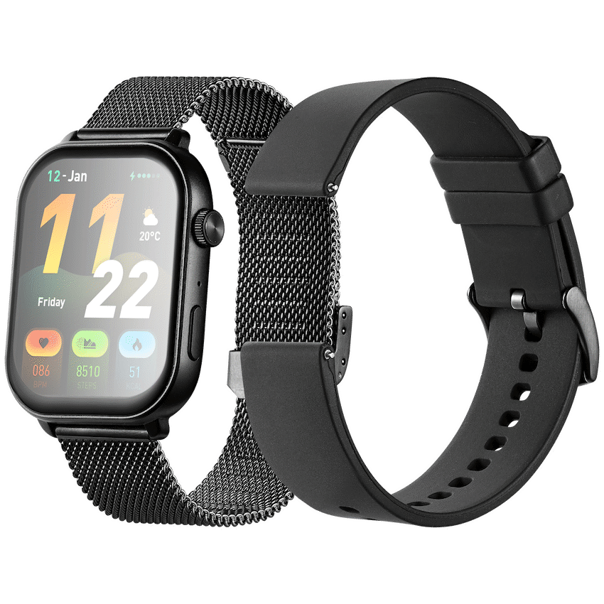 Volkano Trinity Series Smartwatch with Metal Mesh Strap - Image 2