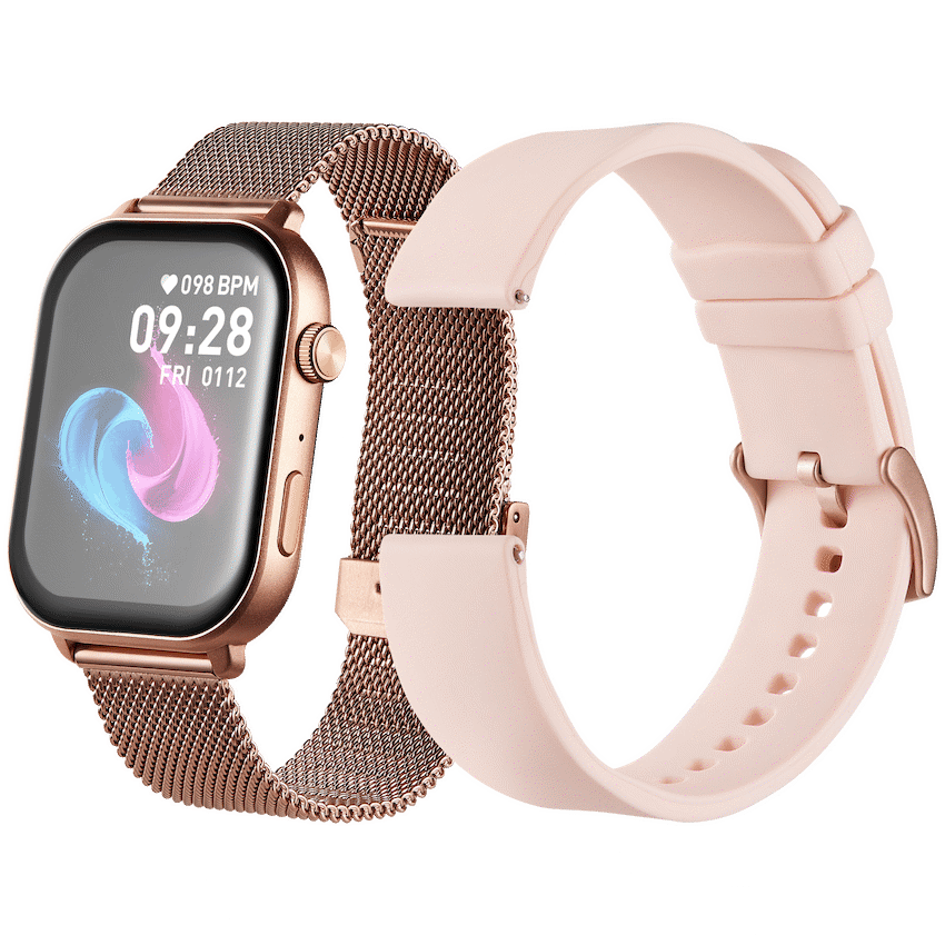 Volkano Trinity Series Smartwatch with Metal Mesh Strap - Image 4