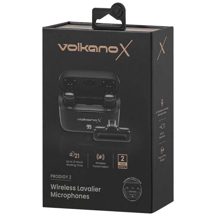 VolkanoX Prodigy 2 Series Wireless Lavalier Microphone - Image 6