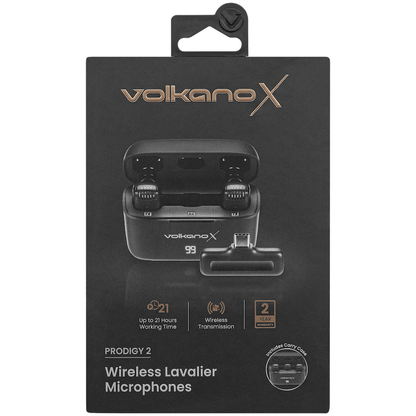 VolkanoX Prodigy 2 Series Wireless Lavalier Microphone - Image 7