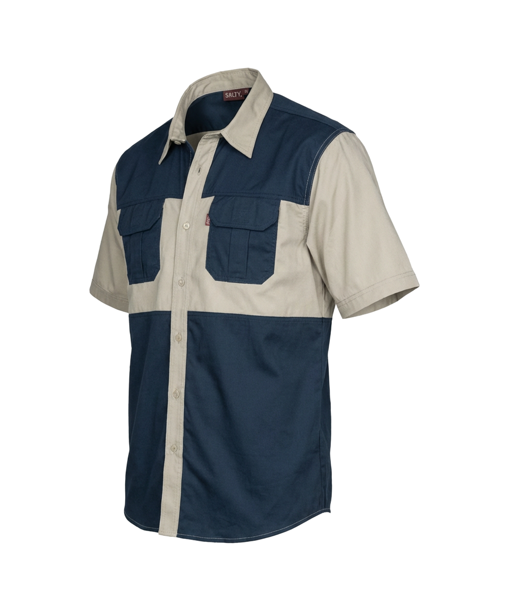 Delta Two Tone Bush Shirt - Image 3