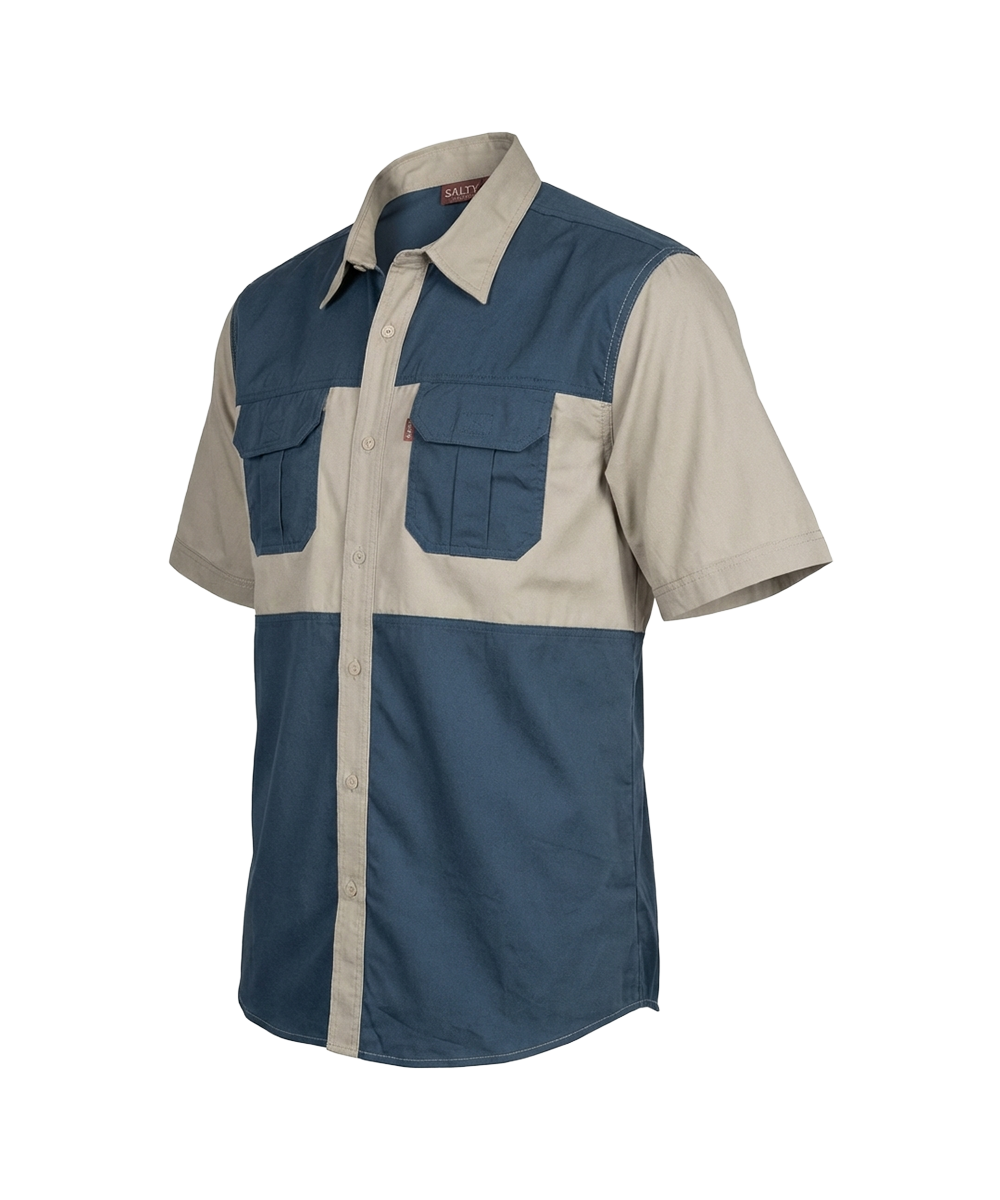 Delta Two Tone Bush Shirt - Image 2