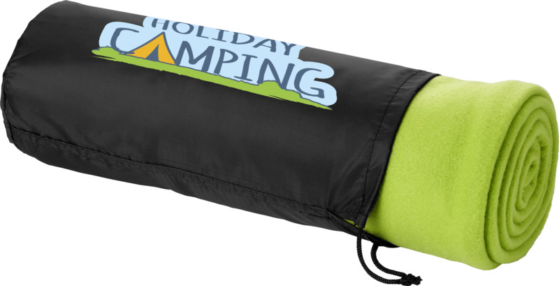 Huggy fleece plaid blanket with carry pouch 150x120 cm - Image 6