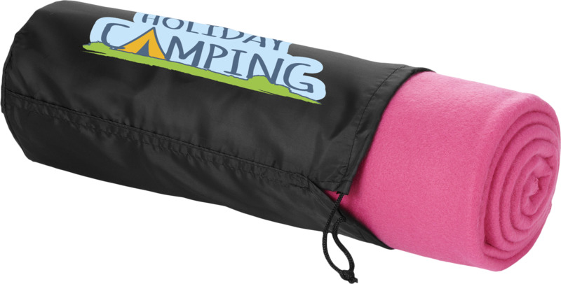 Huggy fleece plaid blanket with carry pouch 150x120 cm - Image 12