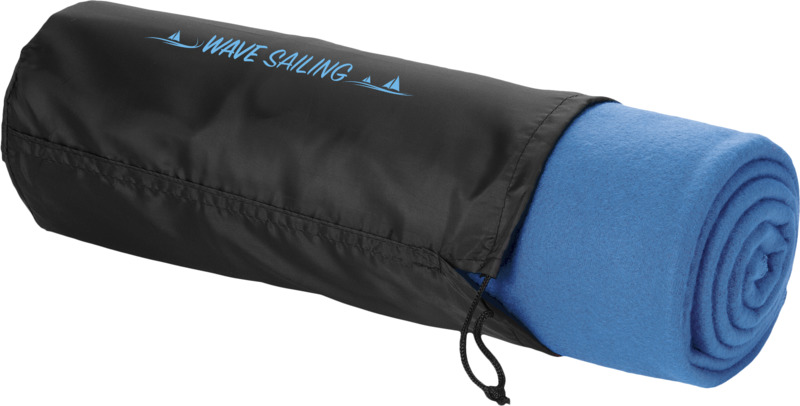 Huggy fleece plaid blanket with carry pouch 150x120 cm - Image 35