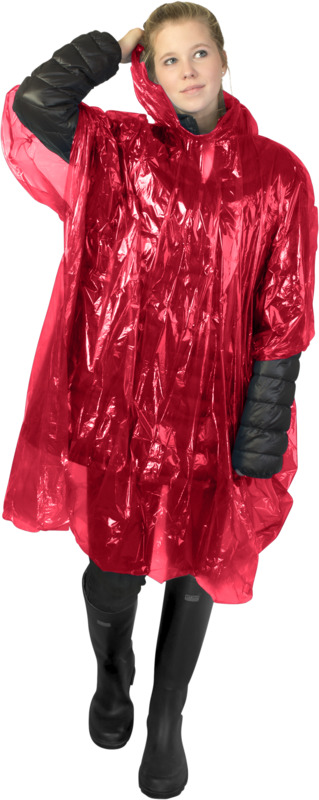 Ziva disposable rain poncho with storage pouch - Image 13