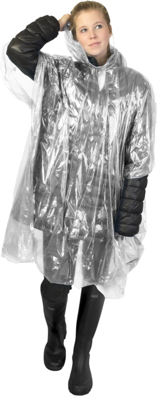 Ziva disposable rain poncho with storage pouch - Image 18