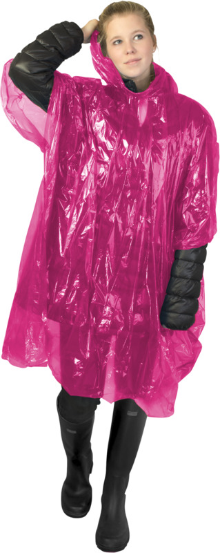 Ziva disposable rain poncho with storage pouch - Image 33