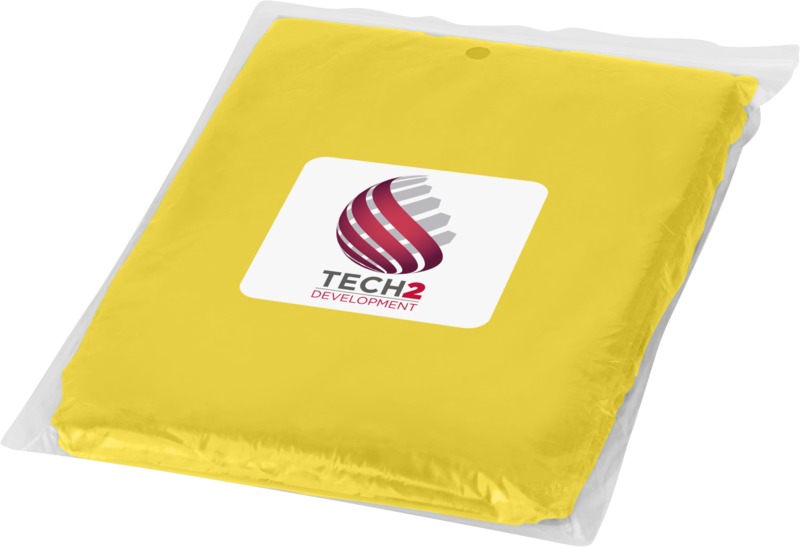 Ziva disposable rain poncho with storage pouch - Image 40