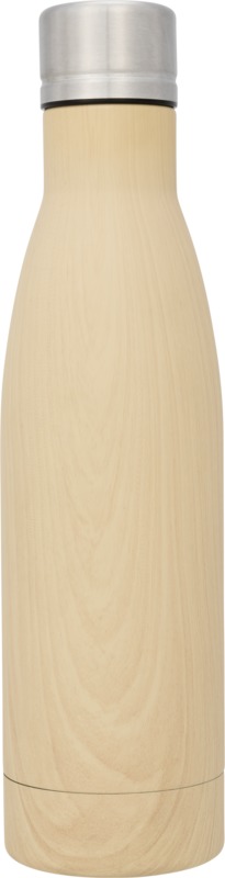 Vasa 500 ml wood-look copper vacuum insulated bottle - Image 2