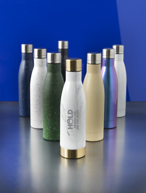 Vasa 500 ml wood-look copper vacuum insulated bottle - Image 4