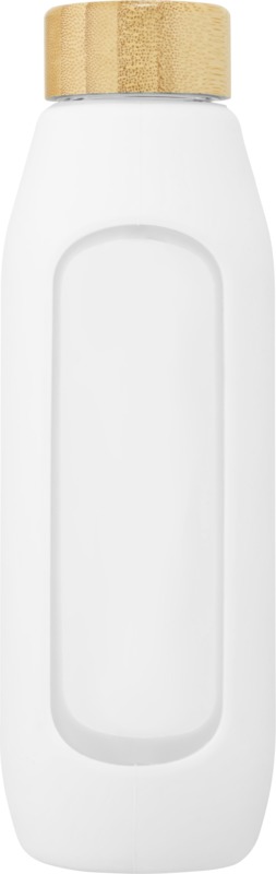 Tidan 600 ml borosilicate glass bottle with silicone grip - Image 2