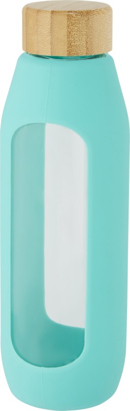 Tidan 600 ml borosilicate glass bottle with silicone grip - Image 11