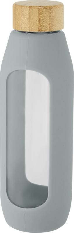 Tidan 600 ml borosilicate glass bottle with silicone grip - Image 17