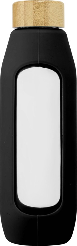 Tidan 600 ml borosilicate glass bottle with silicone grip - Image 22