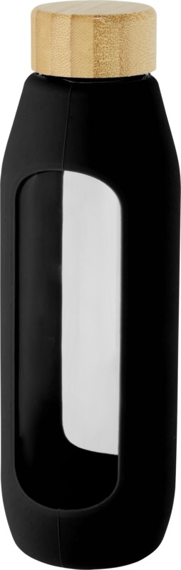 Tidan 600 ml borosilicate glass bottle with silicone grip - Image 24