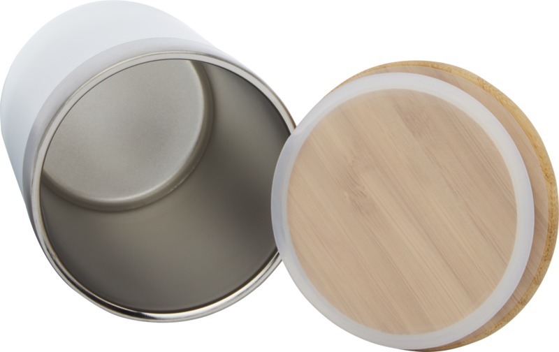 Lagan 330 ml copper vacuum insulated stainless steel tumbler with bamboo lid - Image 4