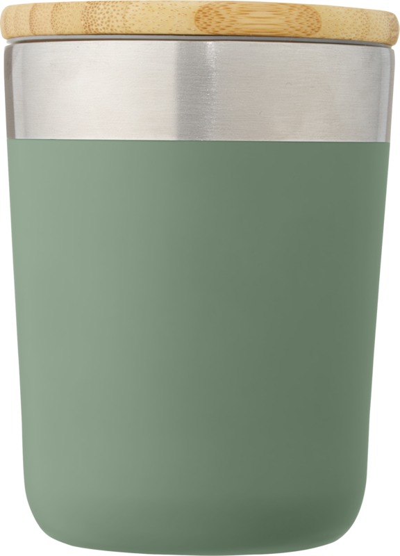 Lagan 330 ml copper vacuum insulated stainless steel tumbler with bamboo lid - Image 21