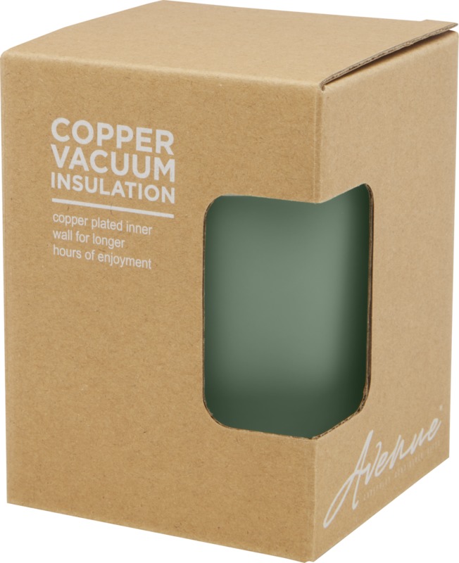 Lagan 330 ml copper vacuum insulated stainless steel tumbler with bamboo lid - Image 26