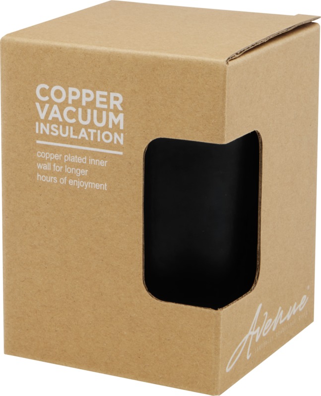 Lagan 330 ml copper vacuum insulated stainless steel tumbler with bamboo lid - Image 36