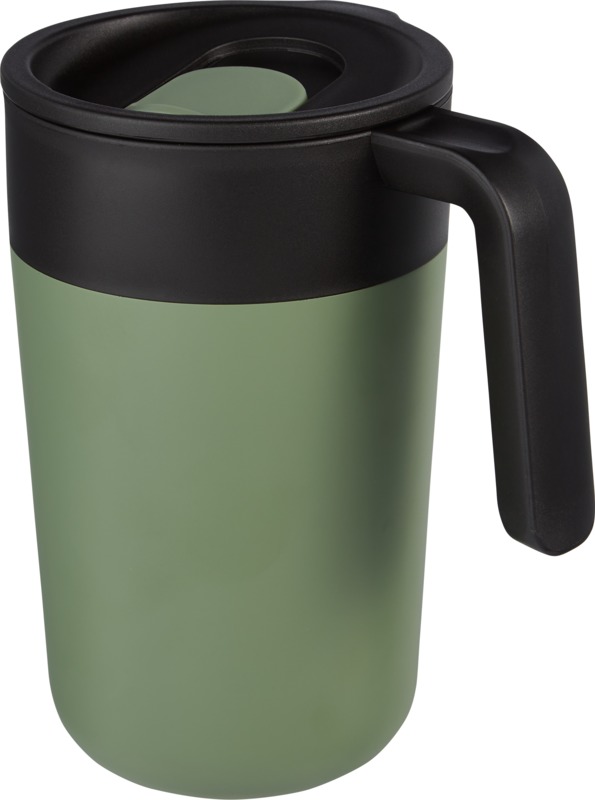 Nordia 400 ml double-wall recycled mug - Image 13