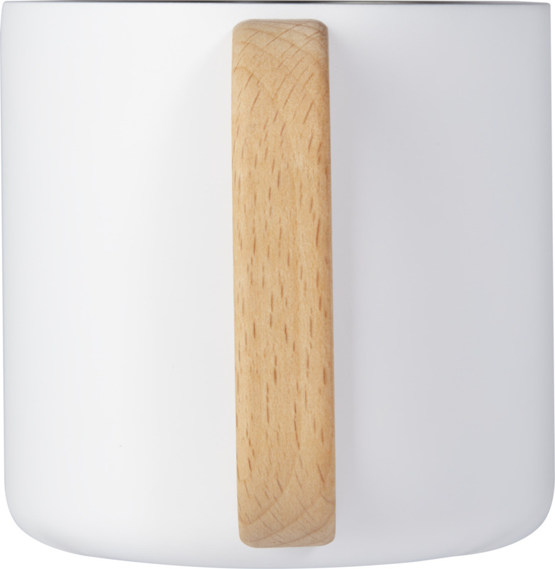 Bjorn 360 ml RCS certified recycled stainless steel mug with copper vacuum insulation - Image 3