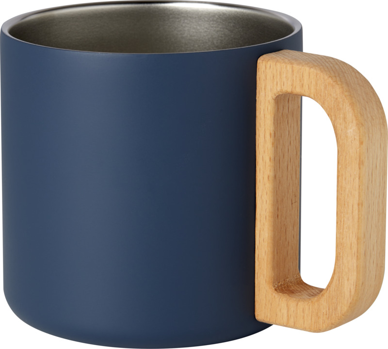 Bjorn 360 ml RCS certified recycled stainless steel mug with copper vacuum insulation - Image 11