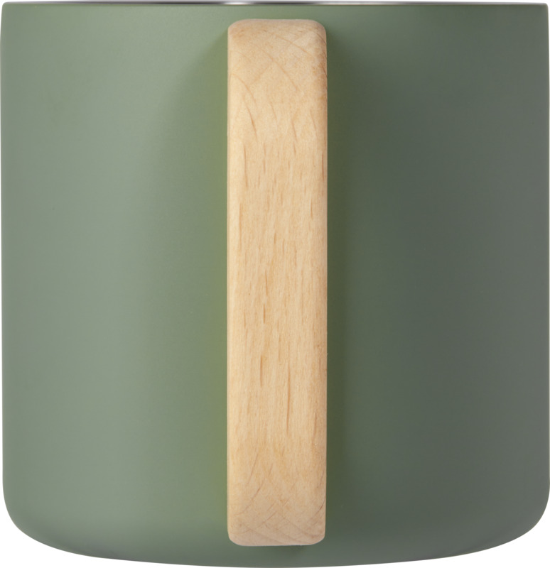 Bjorn 360 ml RCS certified recycled stainless steel mug with copper vacuum insulation - Image 17