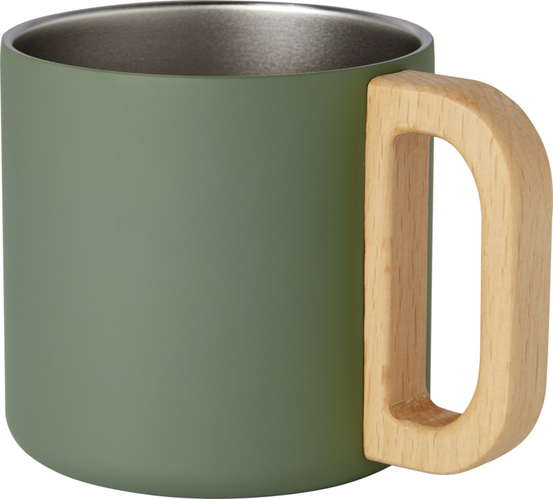 Bjorn 360 ml RCS certified recycled stainless steel mug with copper vacuum insulation - Image 18