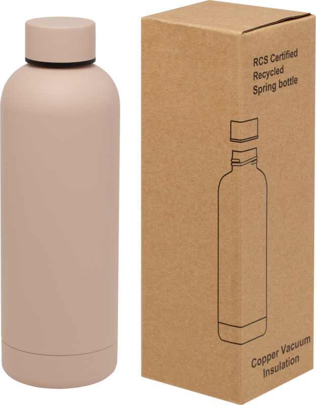Spring 500 ml RCS certified recycled stainless steel copper vacuum insulated bottle - Image 9