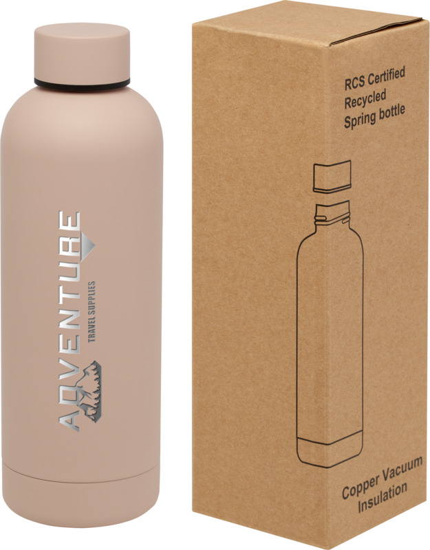 Spring 500 ml RCS certified recycled stainless steel copper vacuum insulated bottle - Image 16