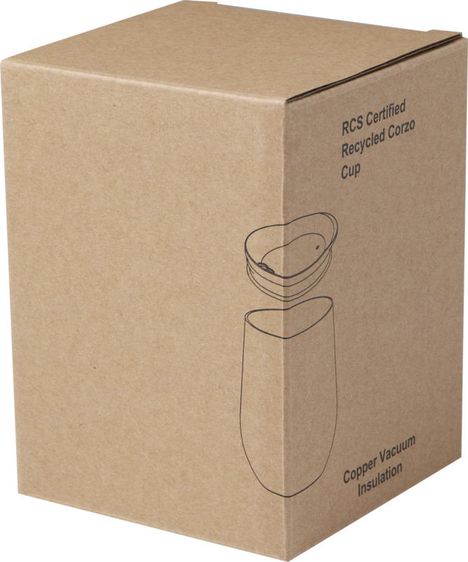 Corzo 350 ml RCS certified recycled stainless steel copper vacuum insulated cup - Image 44