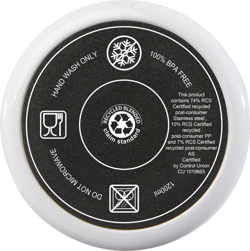 Melbourne 1200 ml RCS certified insulated tumbler with straw - Image 4