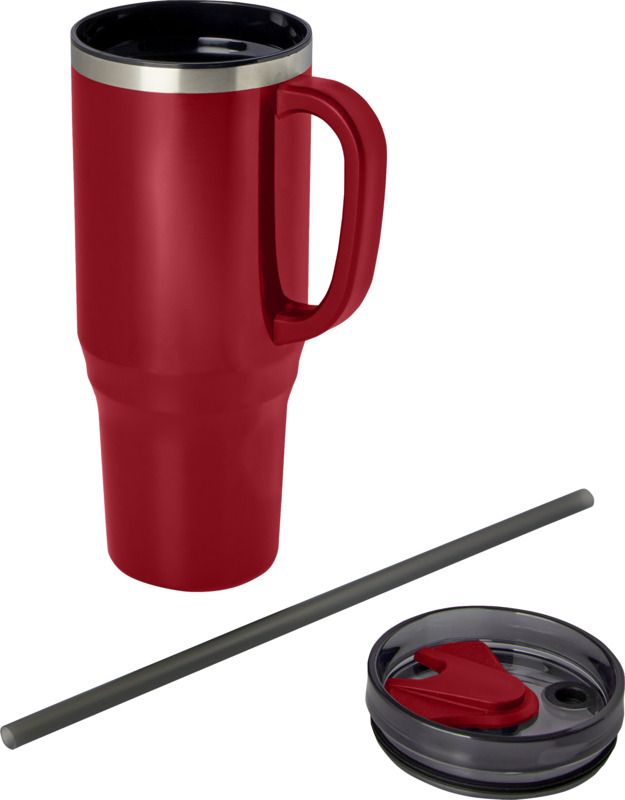 Melbourne 1200 ml RCS certified insulated tumbler with straw - Image 11