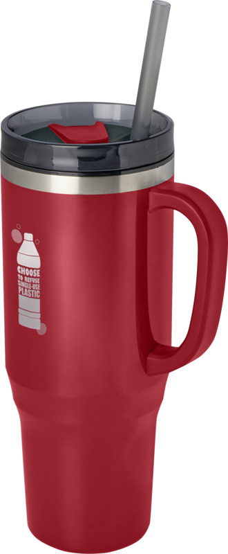 Melbourne 1200 ml RCS certified insulated tumbler with straw - Image 16