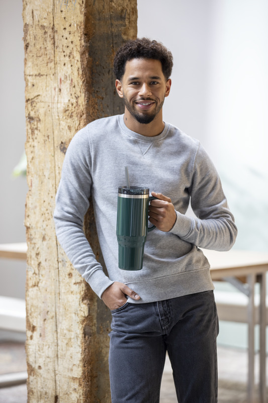 Melbourne 1200 ml RCS certified insulated tumbler with straw - Image 14