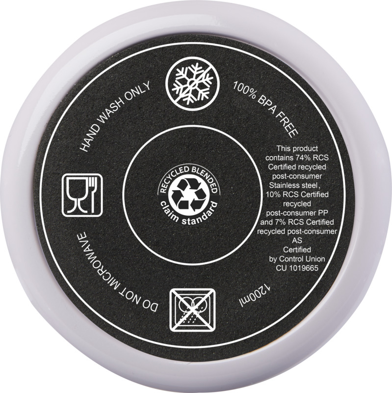 Melbourne 1200 ml RCS certified insulated tumbler with straw - Image 20