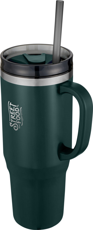 Melbourne 1200 ml RCS certified insulated tumbler with straw - Image 49