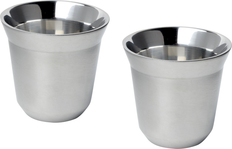 Duo 80 ml RCS certified stainless steel espresso cup set - Image 3