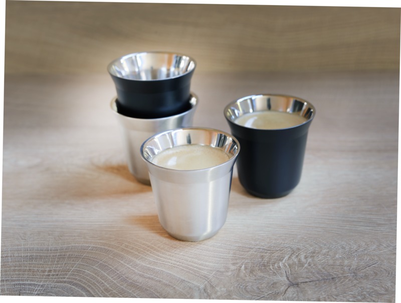 Duo 80 ml RCS certified stainless steel espresso cup set - Image 5