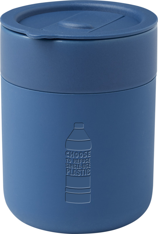 Java 330 ml ceramic tumbler with silicone wrap and plastic lid - Image 14
