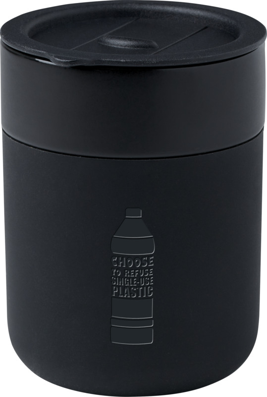 Java 330 ml ceramic tumbler with silicone wrap and plastic lid - Image 28