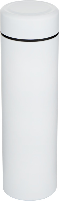 Taylor 450 ml double wall stainless steel flask with tea strainer