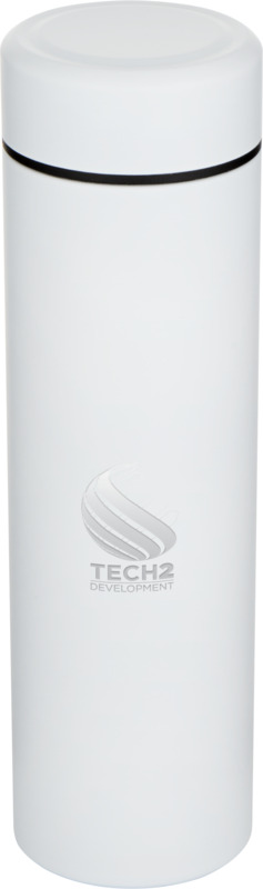 Taylor 450 ml double wall stainless steel flask with tea strainer - Image 5