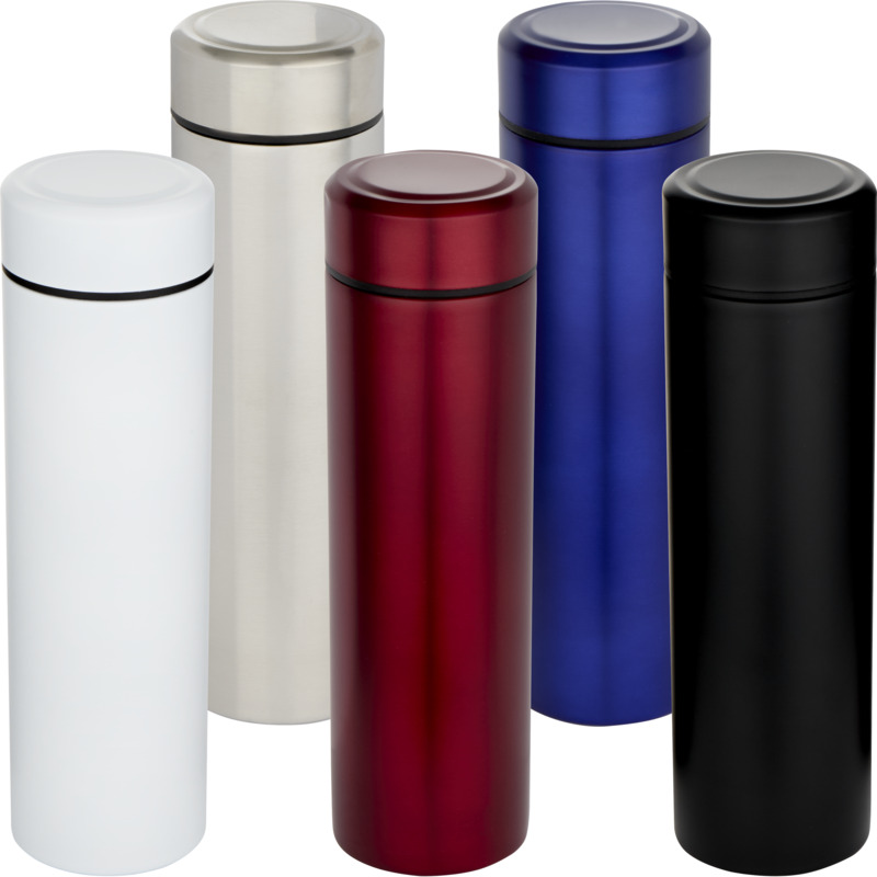 Taylor 450 ml double wall stainless steel flask with tea strainer - Image 19