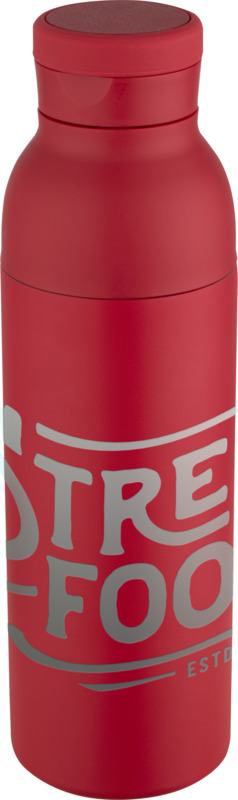 Illuminate 650 ml RCS recycled stainlesss steel double wall insulated water bottle - Image 14